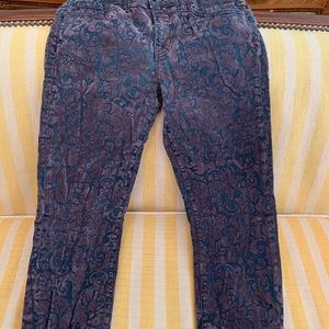 J Brand Skinny Jeans Purple Broca